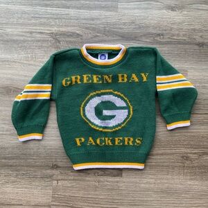 Vintage Kids Green Bay Packers Sweater